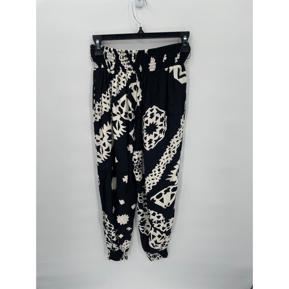 ANTHROPOLOGIE Aniya Black & White Balloon Joggers  // XS - Picture 9 of 9